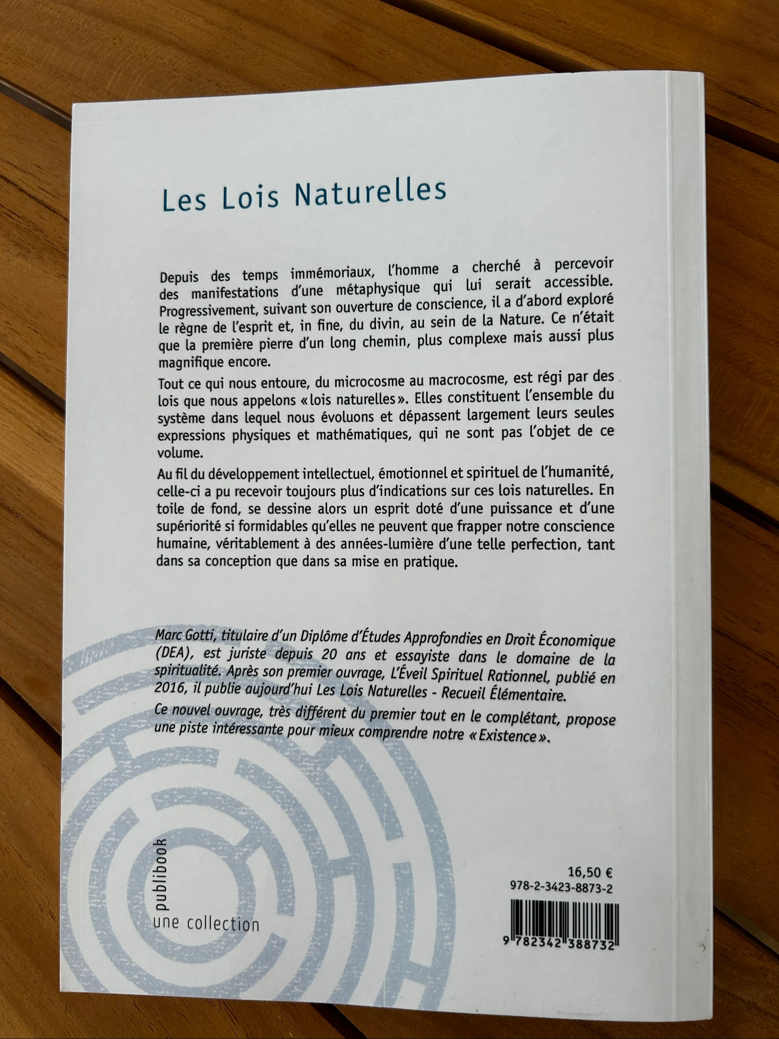 Book - The Natural Laws - Marc Gotti - Brand New Condition – photo 2